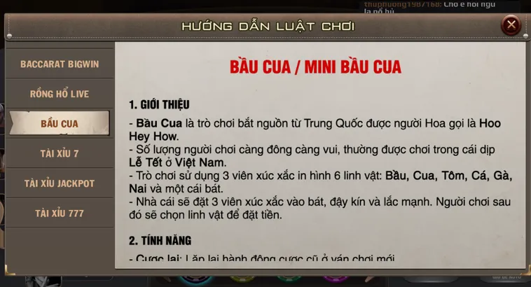 Trải Nghiệm Đỉnh Cao Casino Bầu Cua Tại B52 Club Với Tỷ Lệ Thắng Lớn