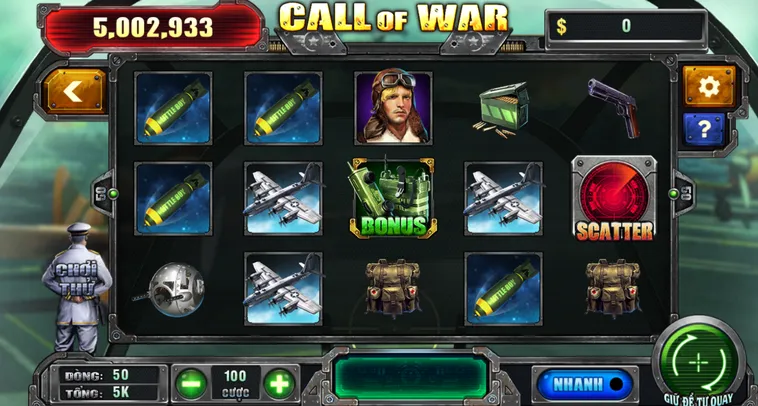 Khám Phá Trò Chơi Nổ Hũ Call Of War Tại B52 Club