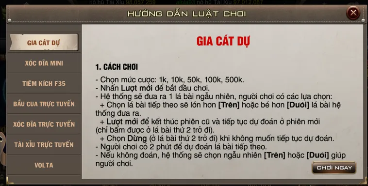 Cách Thức Tham Gia Minigame Mini Gia Cát Dự Tại B52 Club Hiệu Quả