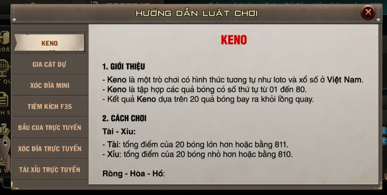Hướng Dẫn Chơi Keno Tại B52 Club Đạt Tỷ Lệ Thắng Cược Cao Nhất