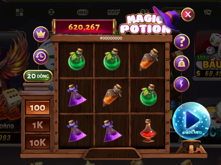 Hướng Dẫn Trải Nghiệm Minigame Magic Potion Tại B52 Club Cho Game Thủ