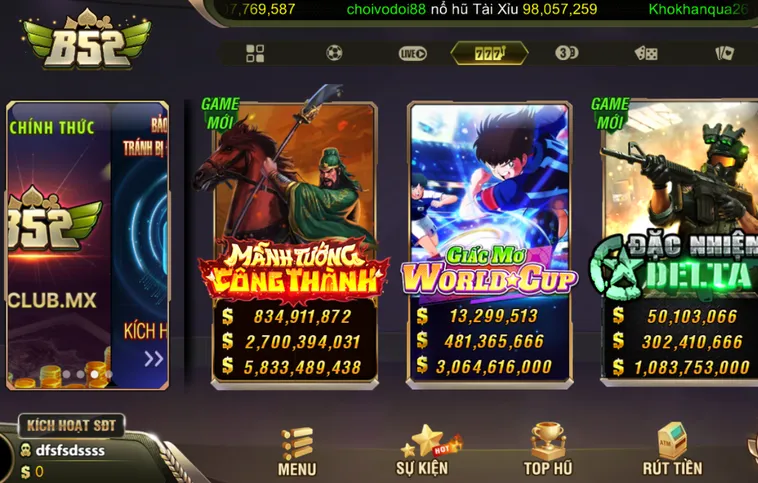Khai Mở Kho Báu Vàng Với Siêu Phẩm Xóc Đĩa Jackpot Livestream Tại B52 Club