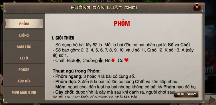 Phỏm Tại B52 Club Đỉnh Cao Đấu Trí Bài Lá Hội Tụ Các Cao Thủ Hàng Đầu