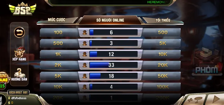 Phỏm Tại B52 Club Đỉnh Cao Đấu Trí Bài Lá Hội Tụ Các Cao Thủ Hàng Đầu
