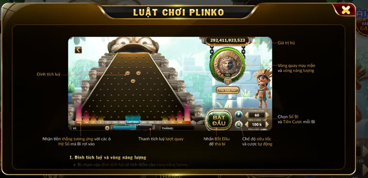 Trải Nghiệm Game Plinko Tại B52 Club Với Hệ Số Nhân Siêu Khủng