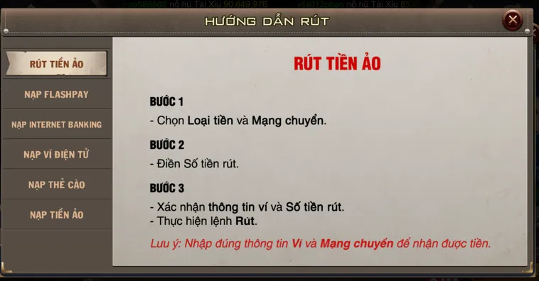 Hướng Dẫn Rút tiền B52 Club An Toàn Với Thời Gian Giải Ngân Cực Nhanh