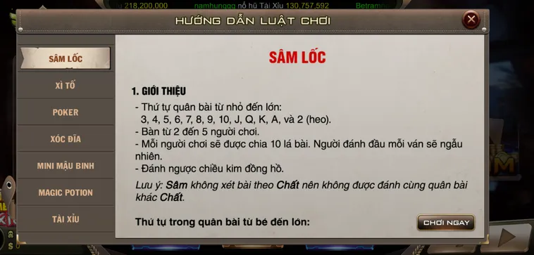 Chiến Thuật Đánh Sâm Lốc Đỉnh Cao Chinh Phục Mọi Bàn Chơi Tại B52 Club