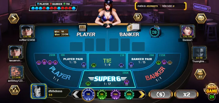 Đánh Giá Chi Tiết Super Baccarat 6 Tại B52 Club Dành Cho Người Chơi Mới