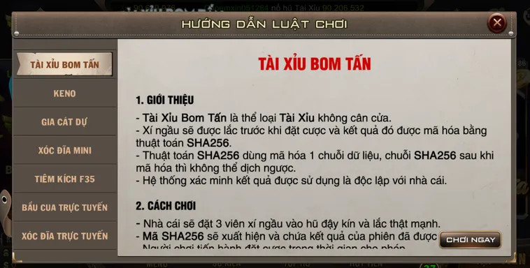 Hướng Dẫn Chơi Casino Tài Xỉu Bom Tấn Tại B52 Club Thắng Lớn Mỗi Ngày
