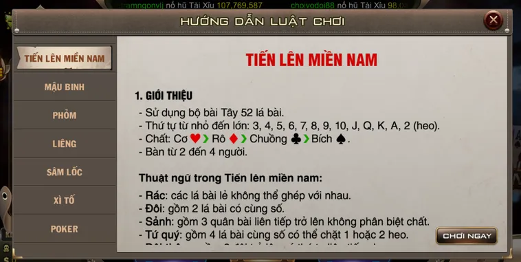 Chiến Thuật Đỉnh Cao Chinh Phục Bàn Chơi Tiến Lên Miền Nam Tại B52 Club