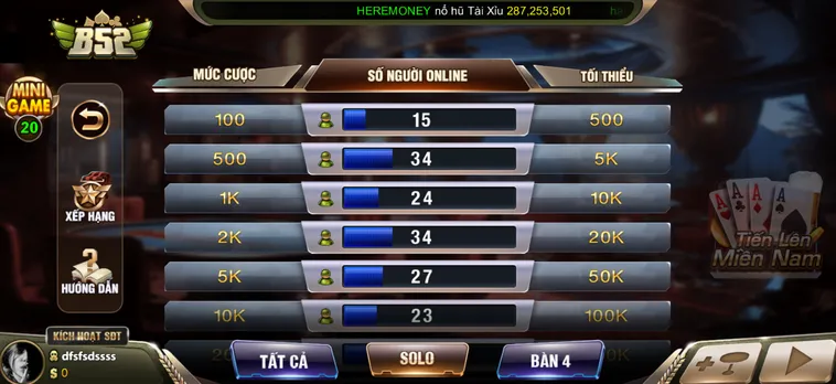 Chiến Thuật Đỉnh Cao Chinh Phục Bàn Chơi Tiến Lên Miền Nam Tại B52 Club