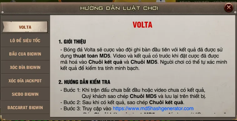 Phân Tích Cơ Chế Minh Bạch Của Bóng Đá Volta MD5 Tại B52 Club
