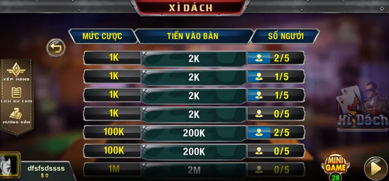 Sảnh Cược Xì Dách Tại B52 Club Đẳng Cấp Cho Các Cao Thủ Chuyên Nghiệp